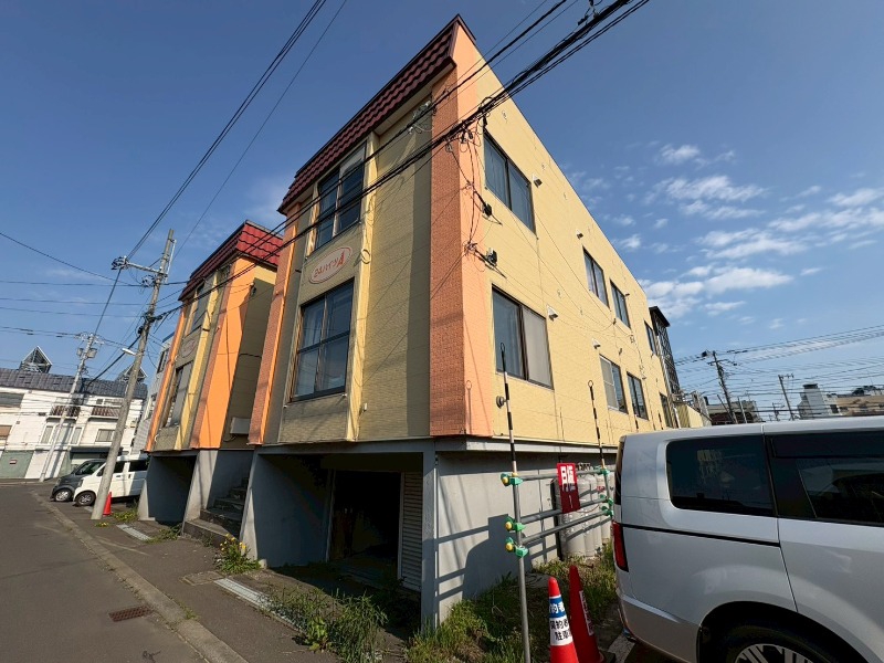 建物外観　札幌市東区北２４条東「２４ハイツＡ棟」