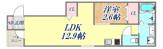 D-006の間取り写真