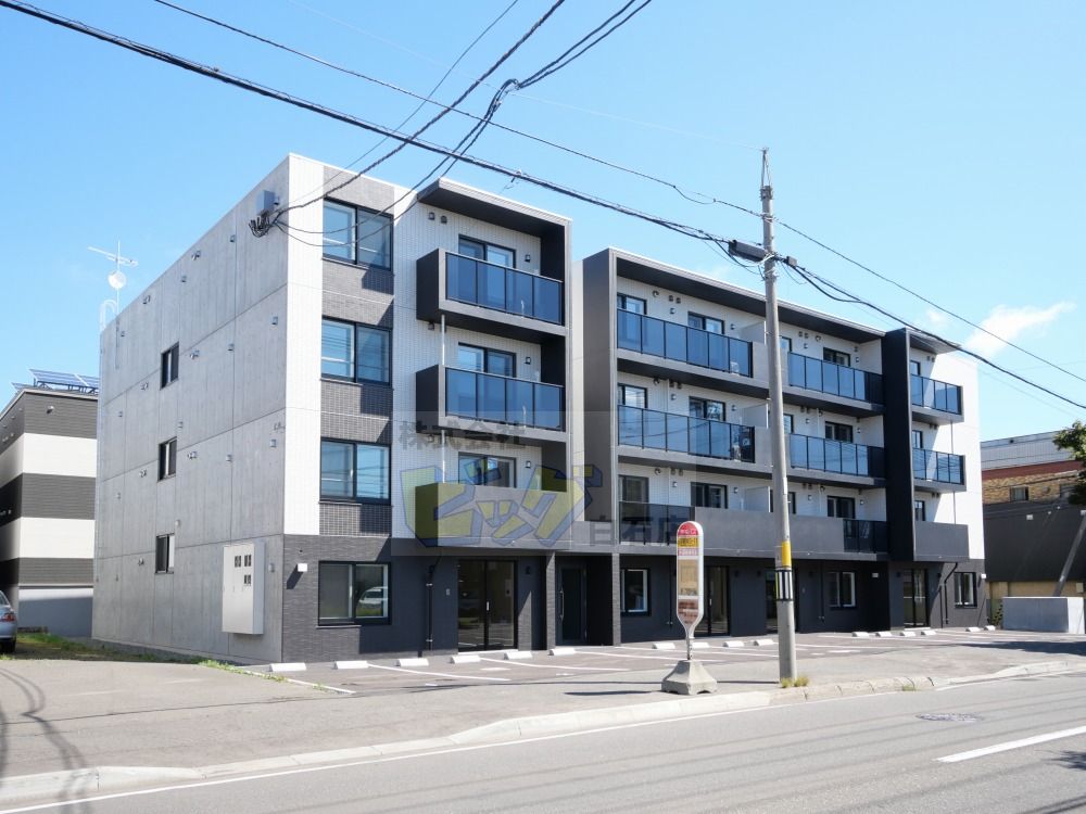 建物外観　都市ガス・インターネット無料のデザイナーズマンションです♪