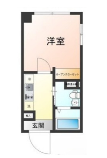 Aletta大島の間取り写真