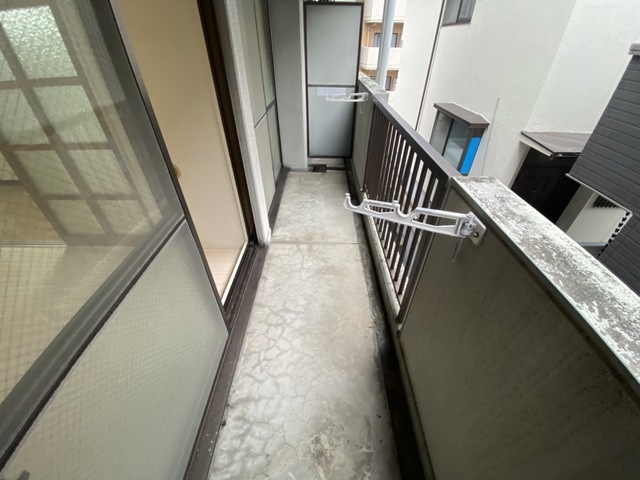 バルコニー　写真は違う号室です。