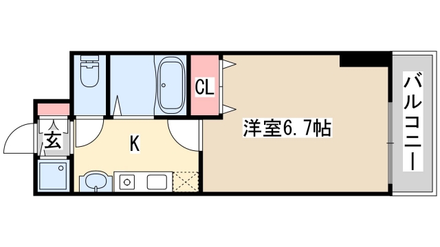 スワンズ神戸三宮イーストの間取り写真