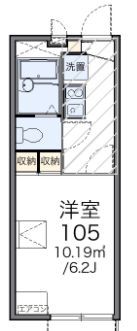 鎌倉市台のアパートの間取り