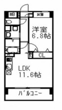 東京メトロ千代田線 千駄木駅 徒歩5分 6階建 築18年の間取り写真