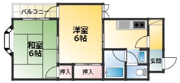 ベルメゾン高倉の間取り