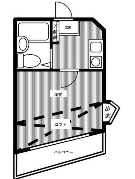 東京都中野区新井４（アパート）の賃貸物件の間取り