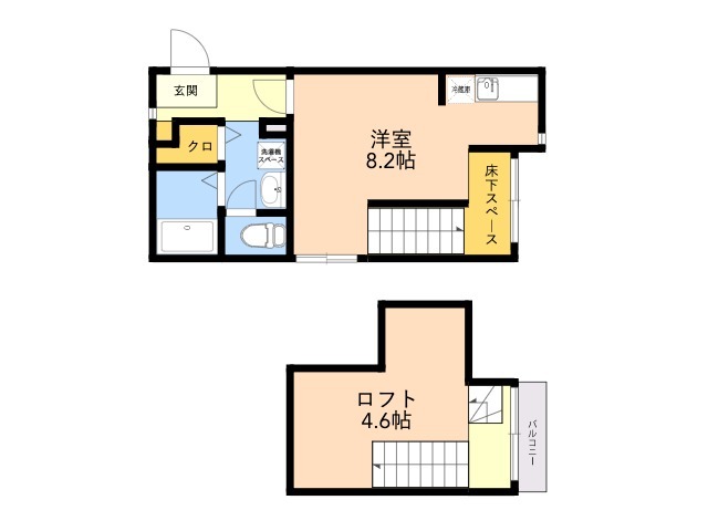 クリスタルＫ学研都市の間取り