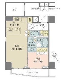 ザ・パークハウス北青山の間取り