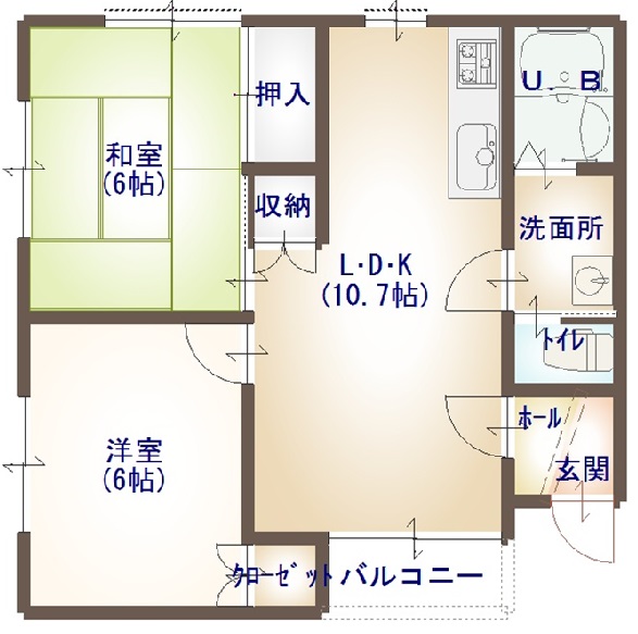 レジデンス神明の間取り