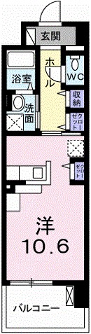 姫路市船橋町のマンションの間取り