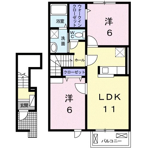 クローバー・ポンドＦの間取り