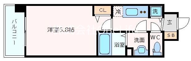 アドバンス神戸プリンスパークの間取り