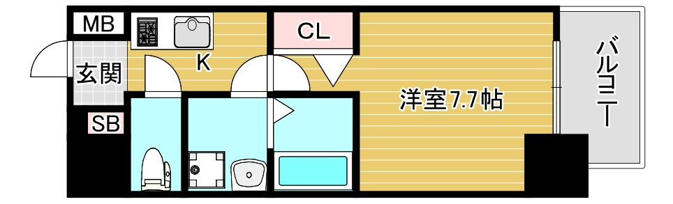 ベイサイドパークOSAKAサウスレジデンシスの間取り