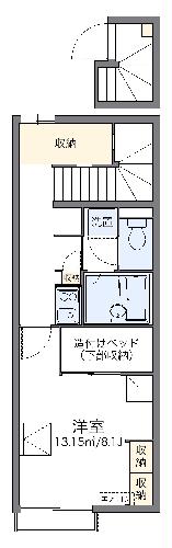 レオパレス瑞穂Iの間取り