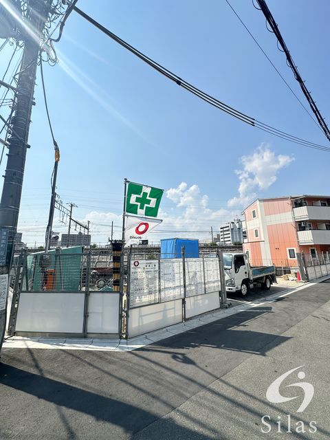 【吹田市清和園町のアパートのエントランス】