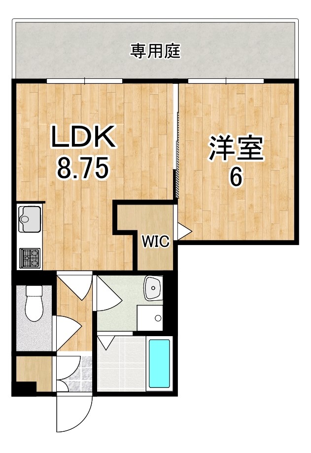 セゾン　ソレイユの間取り