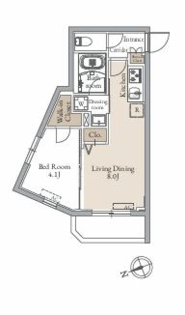 練馬区中村のマンションの間取り