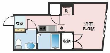 稲城市押立のアパートの間取り