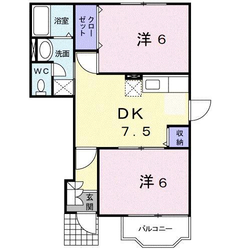 セレーノ　Ｃの間取り