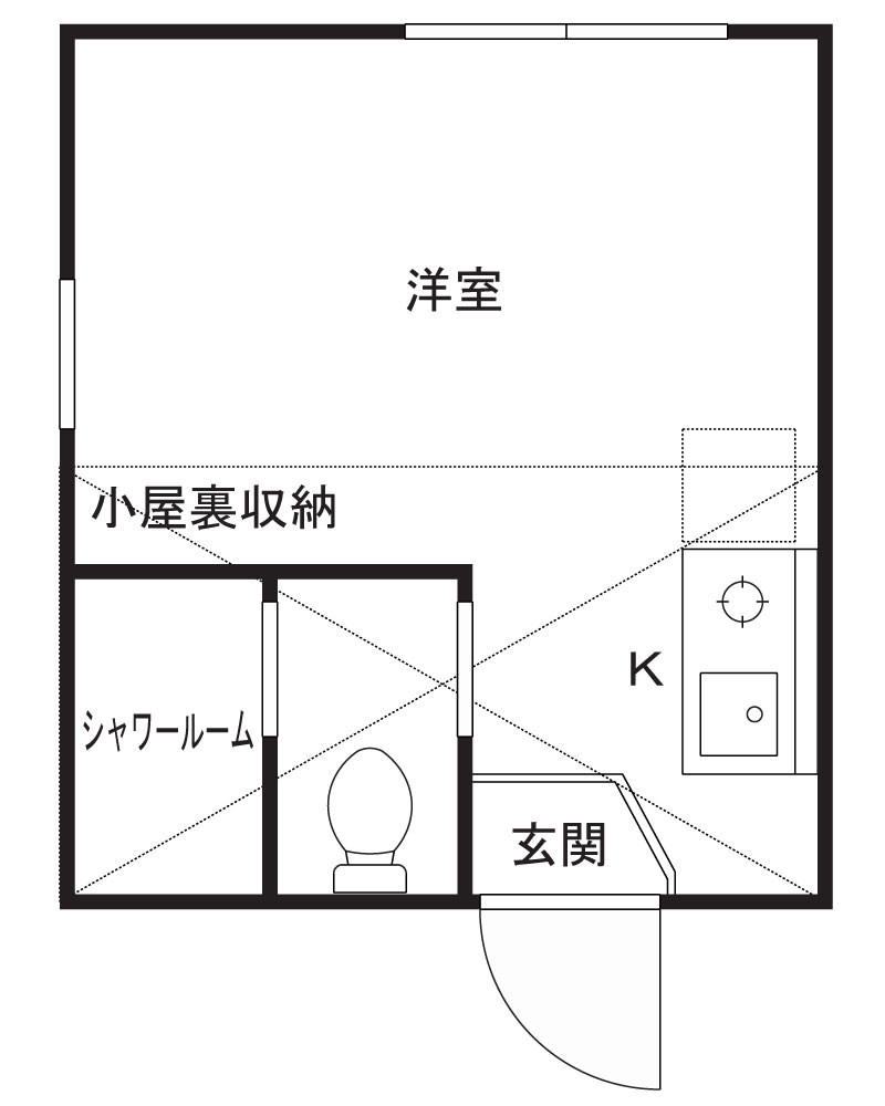 ユナイト菅キャロラインの間取り