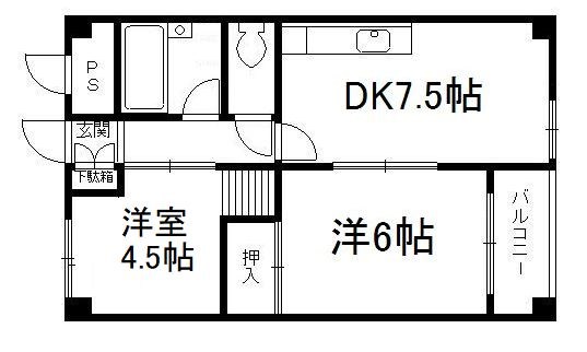 コーポ木の実の間取り