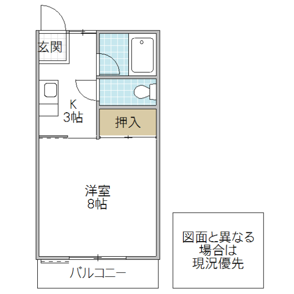 エルカーボISO B棟の間取り