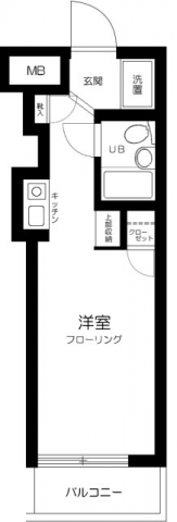 葛飾区西新小岩のマンションの間取り