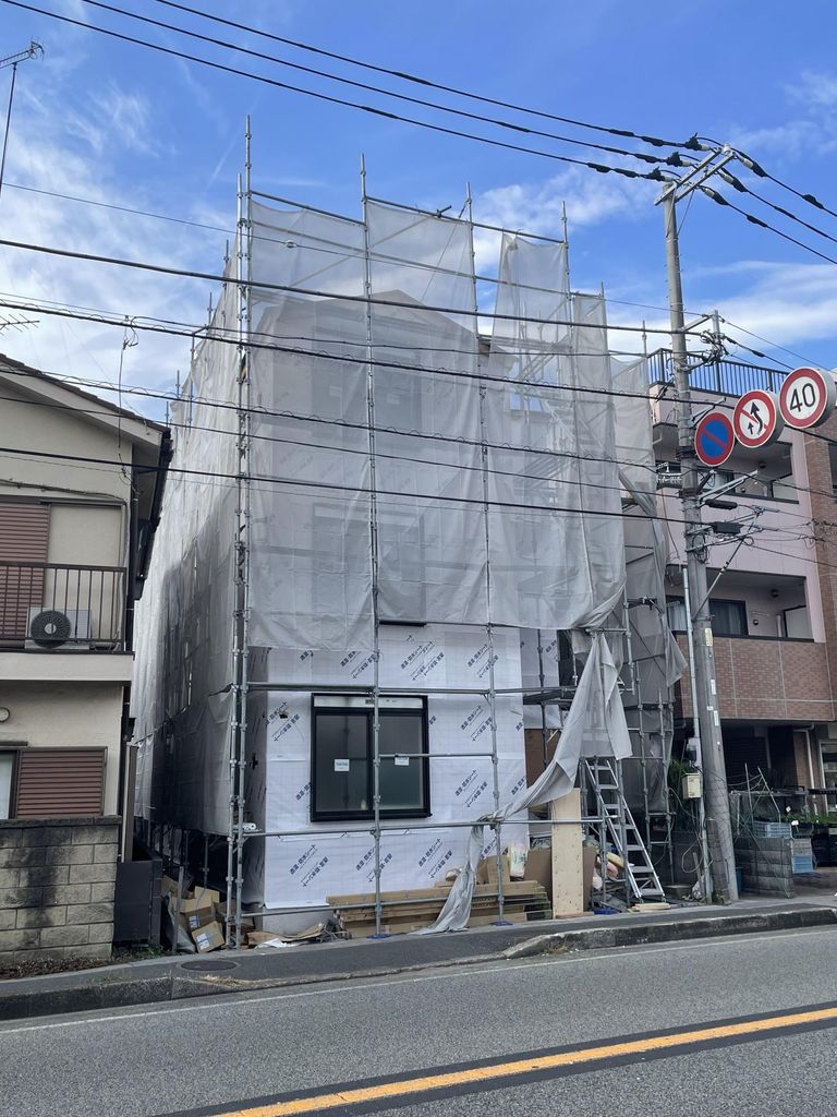 【大和市大和南のアパートの建物外観】