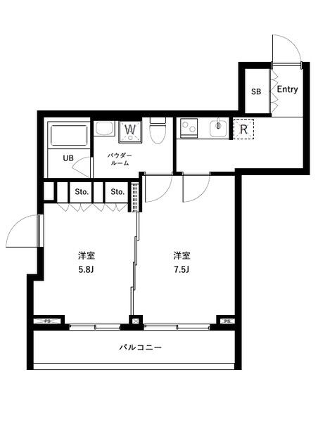 セジョリ高井戸の間取り