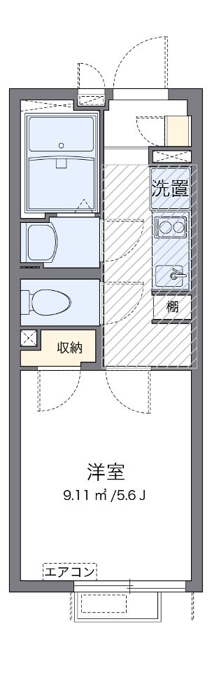 クレイノフェリス金町の間取り