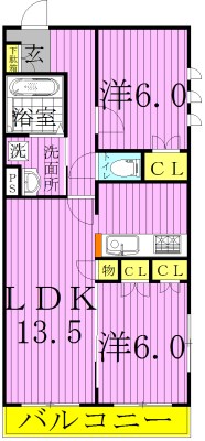 【FOREST HILLS　Iの間取り】