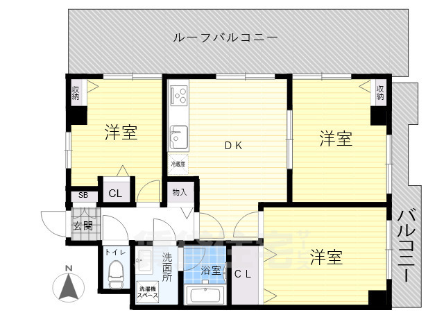 ブリーズ菊川の間取り