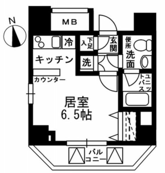 KDXレジデンス文京湯島の間取り