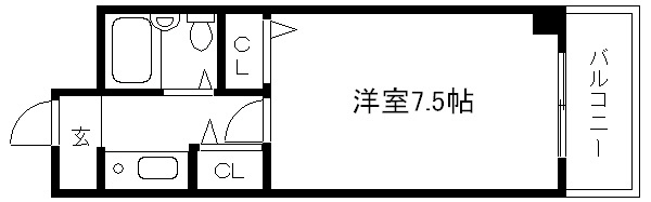 レジデンスオークラの間取り