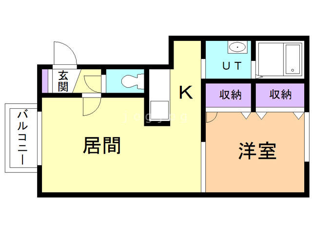 プラザ文教台 Cの間取り