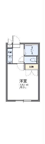 レオパレスサンローゼＡの間取り