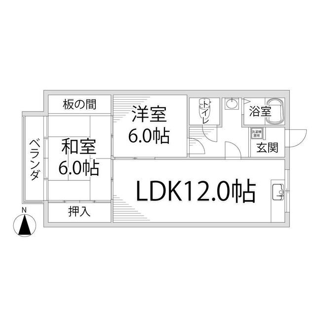 【御立マンションの間取り】