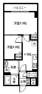 フローリッシュ幡生の間取り