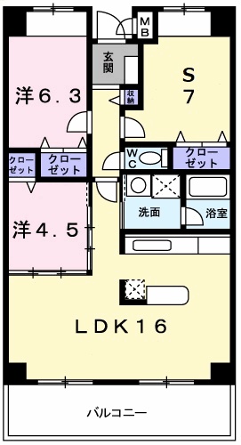 グレイスコートの間取り