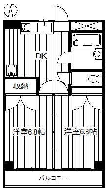 練馬区早宮のマンションの間取り