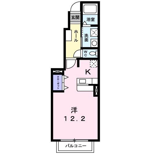 フレスクーラ　Ｋ２の間取り