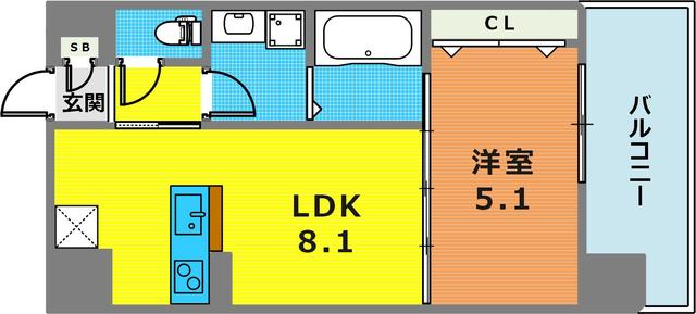 【グランメール岡本の間取り】