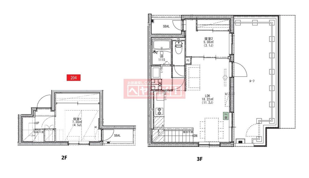 CREAL西荻窪IIの間取り