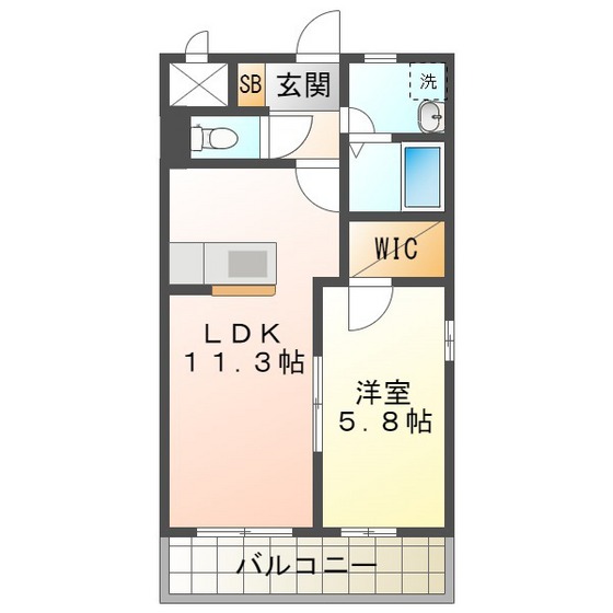 プレステージ千種　Ｂ棟の間取り