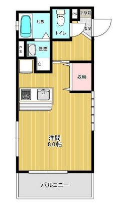 鹿児島市西田のマンションの間取り