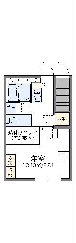 レオパレスエトワールＢの間取り