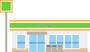コンビニ　ポプラ薬院三丁目店（コンビニ）まで100m