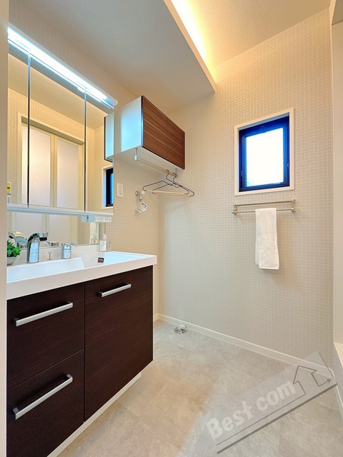 洗面設備　モデルルーム仕様