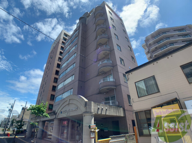 建物外観　札幌市北区北１１条西「ビッグバーンズマンションＮ１１」