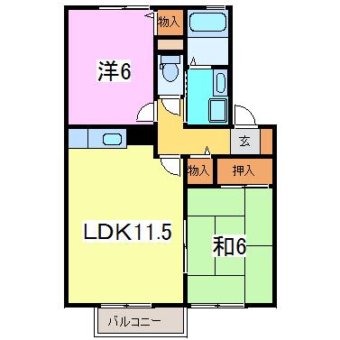 セジュールMT B棟_間取り_0